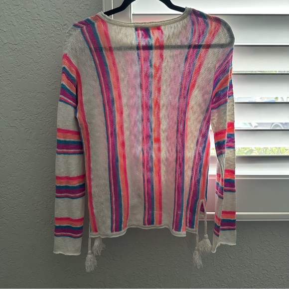 Lilly Pulitzer Rozalia Sweater Amethyst Paradise Island Stripe Size S - Picture 5 of 7
